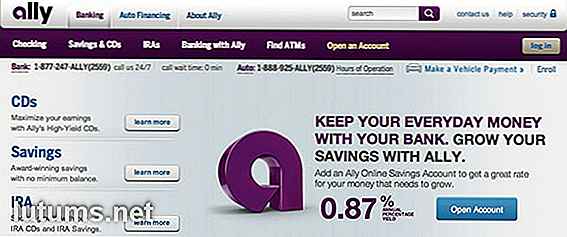 Ally Bank Review - Online Bank zonder minimum saldo vereist